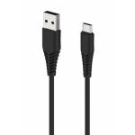 2go Cable Usb-type C 1m Black - USB Lade-/Datenkabel USB Type-C 1m schwarz