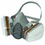 3m - Atemschutz Halbmaske mit Wechselfilter 6002C Schutzstufe: A2P2, kompakte Bauform, uneingeschrnkte Sicht, - 1 Stck (6