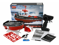 Amewi - Amewi RC Schlepperboot Fairplay I 1:72 RTR schwarz