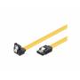Microconnect - SATA III - SATA-Kabel - Serial ATA 150/300/600 - SATA (W) zu SATA (W) - 50cm - 90 Stecker, eingerastet (SAT15005A1C6)