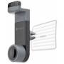 4smarts - Snapclip - Handy/Smartphone - Navigator - Auto - Passive Halterung - Schwarz - Lean-on - Horizontal/Vertical (4SH9116)