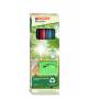 Edding - EcoLine 25 - Marker - permanent - fr Glas, Metall, Plastik - Schwarz, Rot, Blau