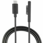 4smarts - 468683 - Sync-/Ladekabel - Microsoft - Surface Pro 6 Pro 5 Pro 4 Pro 3 - Surface Book - Surface Go - Surface Laptop - Schwarz - 