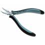 C.k - ESD-sichere Zange, Spitzzange, Gebogen/Glatt, 130mm (T3767D 120)