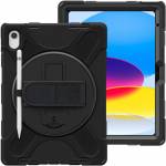 Estuff - CHICAGO - Schutzhlle fr Tablet - Polycarbonat, Silikon - Schwarz - fr Apple 10.9 iPad (10. Generation) (ES683