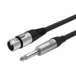 Vivolink - Vivolink XLR F to Mono Jack 6.35mm - Cable 3 meter Audio-Kabel 3 m Schwarz (PROAUDXLRFJACK3)
