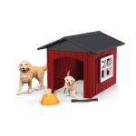 Schleich Gmbh - Farm World Hundehtte mit Goldenretrievern, Spielfigur
