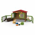 Schleich Gmbh - Farm World Kaninchenstall, Spielfigur