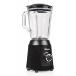 Tristar - BL-4482, Kochmixer, 1 l, Pulsfunktion, Eis-Crusher, 350 W, Schwarz, Transparent