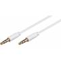 Microconnect - Microconnect AUDLL3W 3m 3.5mm 3.5mm White audio cable