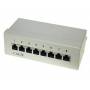 Shiverpeaks - S/CONN 最大连接配线架 CAT 5e 配线架，屏蔽，8 个端口 (75058)