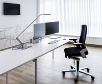 Durable Monitorhalterung Fr 2 Monitore Tischklemme Sil 17