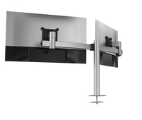 Durable Monitorhalterung Fr 2 Monitore Tischdurchf Sil 2